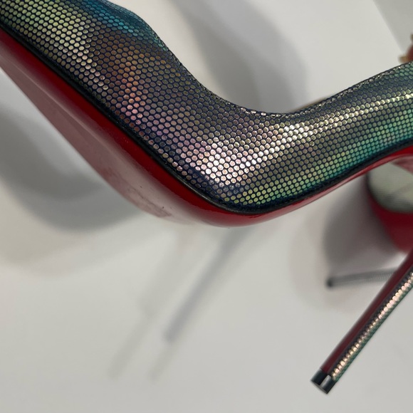 Christian Louboutin Tissu Scarabe So Kate 120 Pumps Size 361/2 - Picture 14 of 14